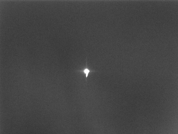 Астрономы выложили снимок падающей на Землю китайской ракеты