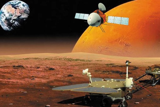 Китайский аппарат впервые в истории успешно сел на Марс