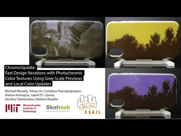 Разработанная в MIT технология позволяет «примерить» на предмет самые разные цвета